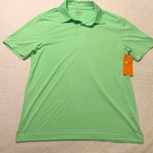 NWT Champion Duo Dry Striped Green Polo
